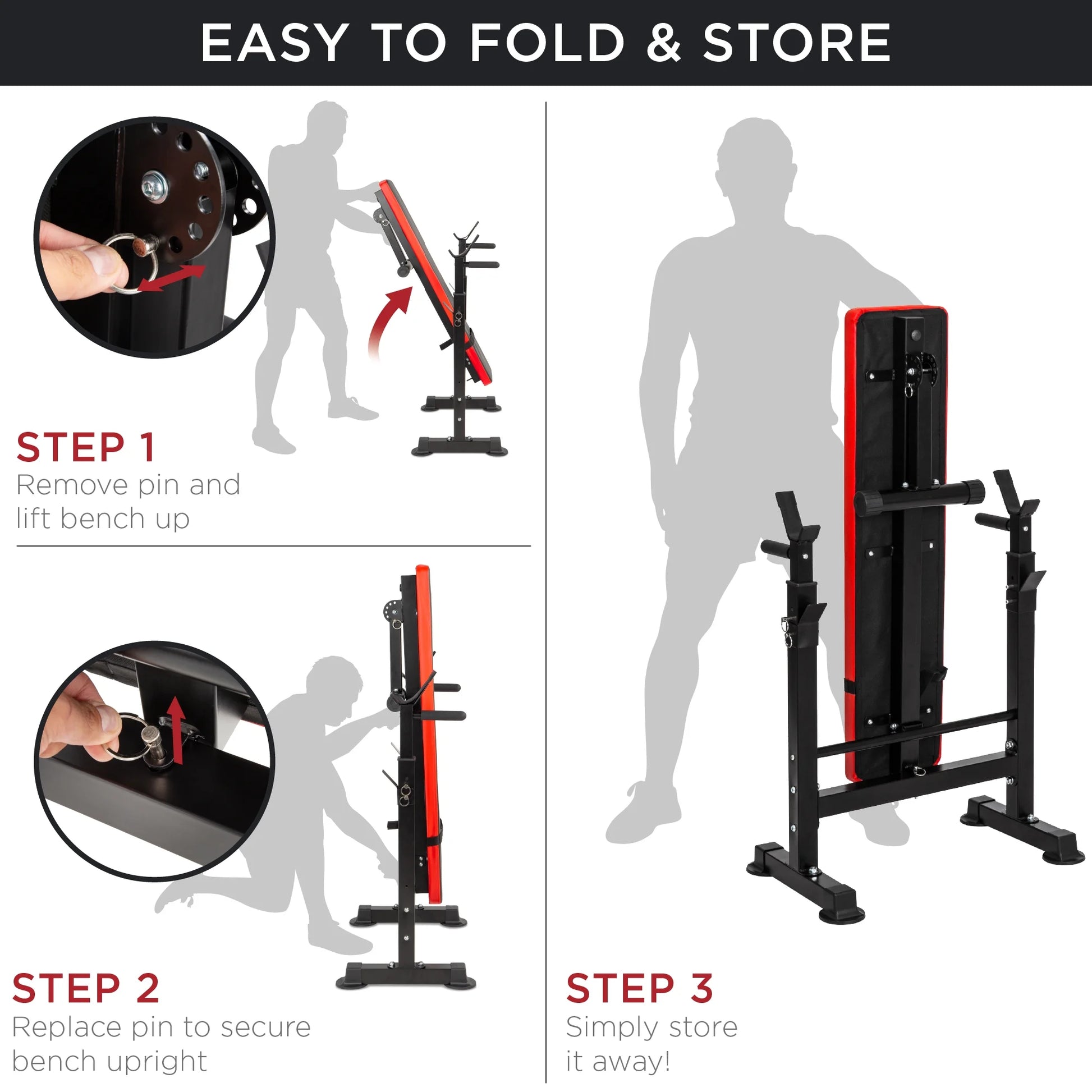 Adjustable Weight Bench, 330 Lbs